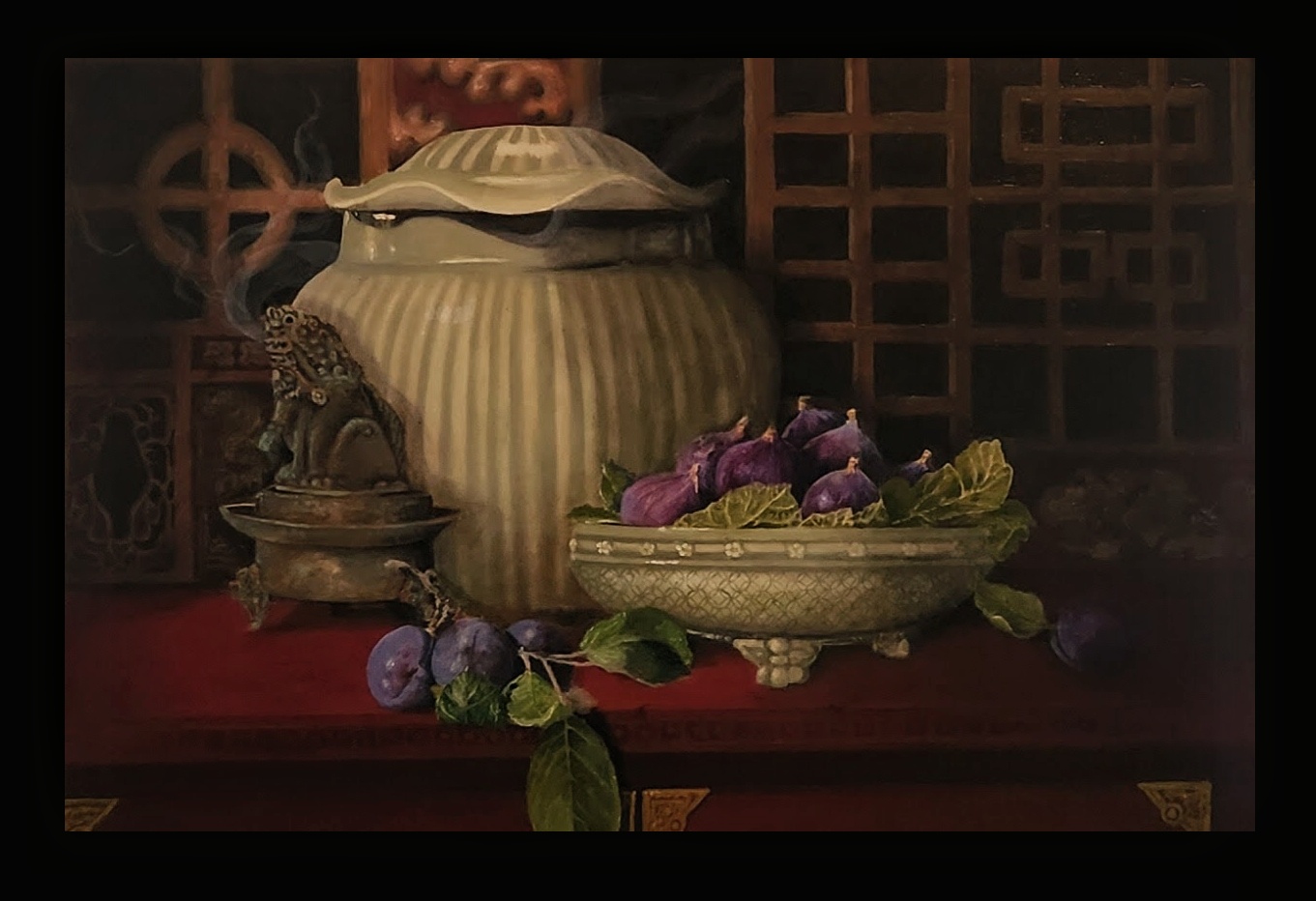The Scent of the Orient,still life oil painting for sale bythe Artist  Dennis Whalen